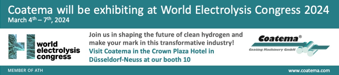 2024 Coatema World Electrolysis Congress 2024 Banner Mail